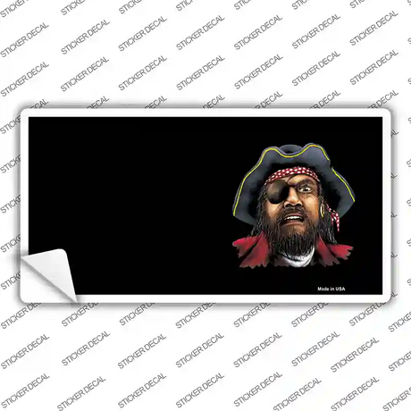 Pirate Offset Novelty Sticker Decal