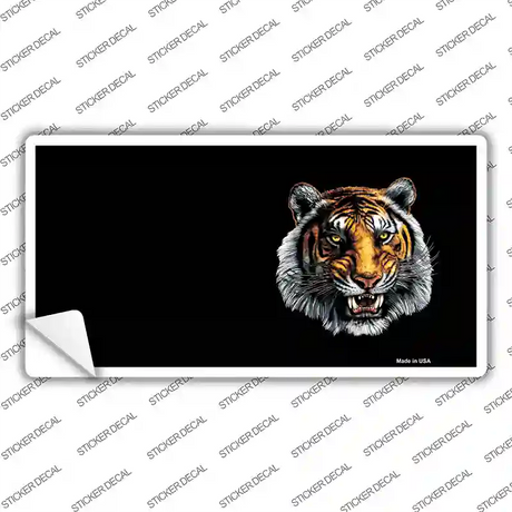 Tiger Offset Novelty Sticker Decal