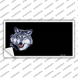 Wolf Offset Novelty Sticker Decal