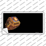 Baseball Champion Ring Offset Novelty Sticker Decal