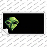 Alien Offset Novelty Sticker Decal
