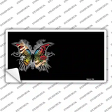 Butterfly Offset Novelty Sticker Decal