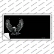 Eagle Offset Black Novelty Sticker Decal