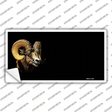 Big Horn Sheep Offset Novelty Sticker Decal