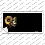 Big Horn Sheep Offset Novelty Sticker Decal