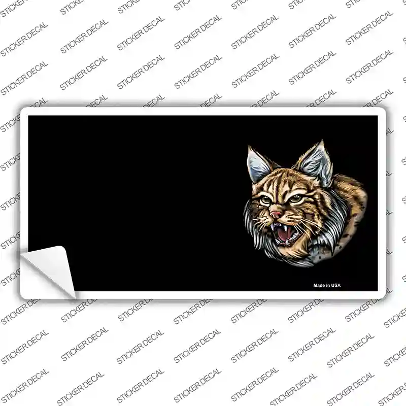Bobcat Offset Novelty Sticker Decal