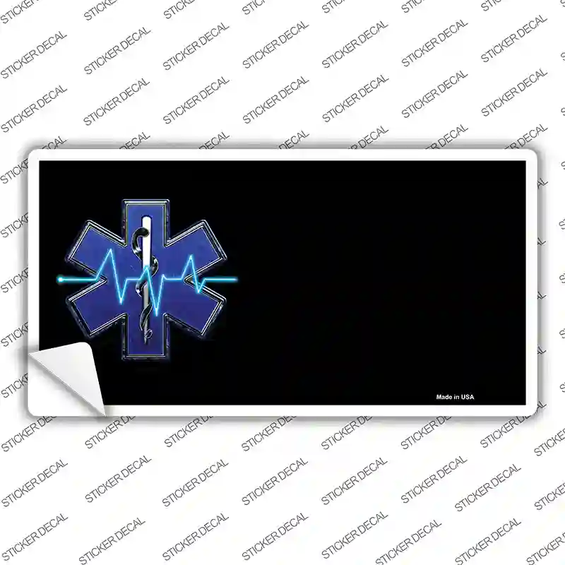 Medical Rescue Logo Offset Novelty Sticker Decal