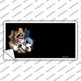 Marching Band Offset Novelty Sticker Decal