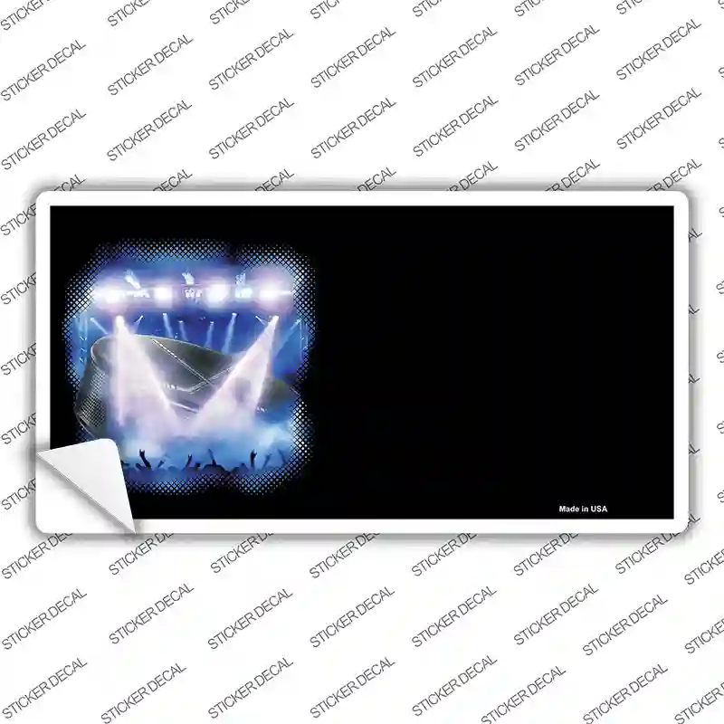 Hockey Game Offset Novelty Sticker Decal