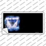 Hockey Game Offset Novelty Sticker Decal