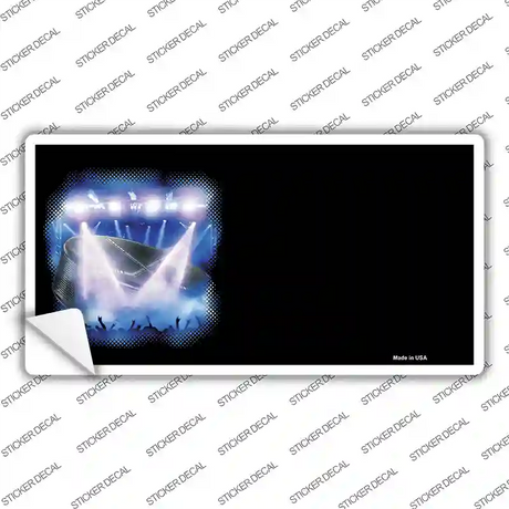 Hockey Game Offset Novelty Sticker Decal