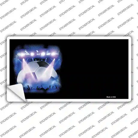 Soccer Game Offset Novelty Sticker Decal