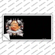 Basketball Banner Offset Novelty Sticker Decal