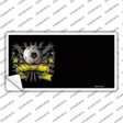 Soccer Banner Offset Novelty Sticker Decal