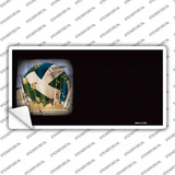 Volleyball Spike Offset Novelty Sticker Decal