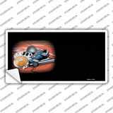 Track And Field Equipment Offset Novelty Sticker Decal