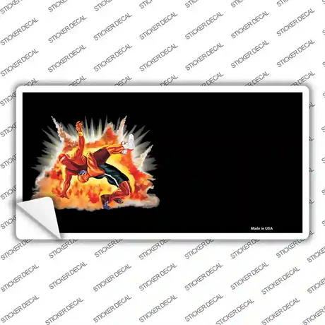 Wrestling Offset Novelty Sticker Decal