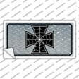 Maltese Cross Spider Web Novelty Sticker Decal