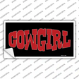 Cowgirl Novelty Sticker Decal
