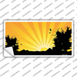 Southwest Orange Sunset Novelty Sticker Decal