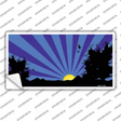 Southwest Purple Sunset Novelty Sticker Decal
