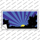 Southwest Purple Sunset Novelty Sticker Decal
