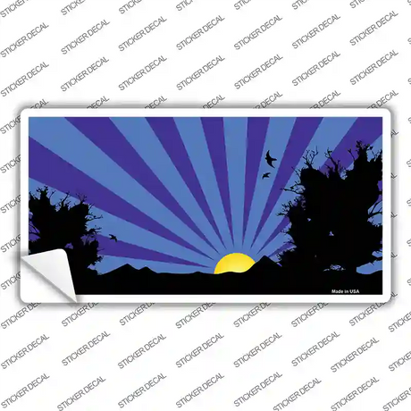 Southwest Purple Sunset Novelty Sticker Decal