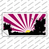 Southwest Pink Sunset Novelty Sticker Decal
