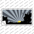 Southwest Gray Sunset Novelty Sticker Decal