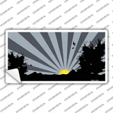 Southwest Gray Sunset Novelty Sticker Decal
