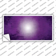 Purple White Fade Scratched Novelty Sticker Decal