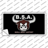 Bull Shit Artist Novelty Sticker Decal