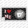 I Love My Chihuahua Novelty Sticker Decal