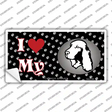 I Love My Cocker Spaniel Novelty Sticker Decal