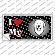 I Love My Great Pyrenees Novelty Sticker Decal