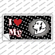 I Love My Newfoundland Novelty Sticker Decal