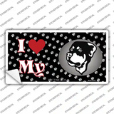 I Love My Rottweiler Novelty Sticker Decal