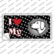 I Love My Vizsla Novelty Sticker Decal