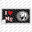 I Love My Weimaraner Novelty Sticker Decal