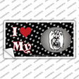 I Love My Yorkshire Terrier Novelty Sticker Decal