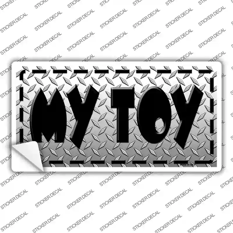 My Toy Novelty Sticker Decal