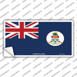 Cayman Islands Flag Novelty Sticker Decal