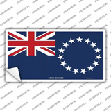 Cook Island Flag Novelty Sticker Decal