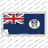 Falkland Islands Flag Novelty Sticker Decal