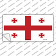 Georgia Flag Novelty Sticker Decal