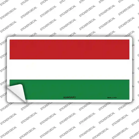 Hungary Flag Novelty Sticker Decal