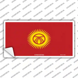 Kyrgyzsyan Flag Novelty Sticker Decal