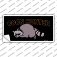 Coon Hunter Novelty Sticker Decal