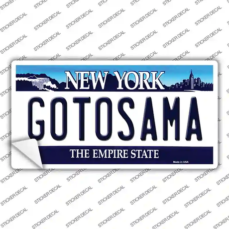 Gotosama New York Novelty Sticker Decal
