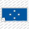 Micronesia Flag Novelty Sticker Decal